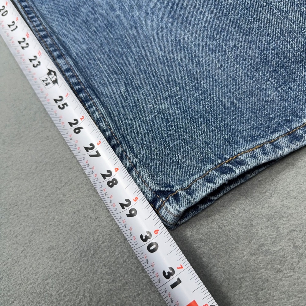 Lee Jeans Mens 40x30 Regular Fit Blue Denim Straight Leg Cotton Casual Work - Picture 9 of 10